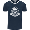 Marine Scuba Diver Navy Seals SBS Diving Mens Ringer T-Shirt FotL Navy Blue/White