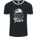 Home Is Where You Park It Funny Caravan Mens Ringer T-Shirt FotL Black/White