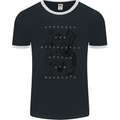 Creators Destroyers Obscure Makabra, Skull Mens Ringer T-Shirt FotL Black/White