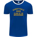 Sunnydale High TV & Movies Mens Ringer T-Shirt FotL Royal Blue/White
