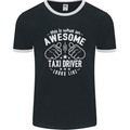 An Awesome Taxi Driver Looks Like Mens Ringer T-Shirt FotL Black/White