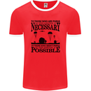 To Those The Parachute Regiment 1 2 3 Para Mens Ringer T-Shirt FotL Red/White