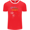 Born to Stand Out Autistic Autism ASD Mens Ringer T-Shirt FotL Red/White