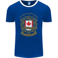 All Men Are Born Equal Canadian Canada Mens Ringer T-Shirt FotL Royal Blue/White