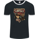 An American Original Hotrod Mens Ringer T-Shirt FotL Black/White