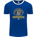 A Chihuahua Dog Mens Ringer T-Shirt FotL Royal Blue/White