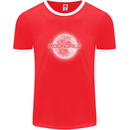 Moonchild Cancer Zodiac Mens Ringer T-Shirt FotL Red/White