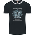 Butterfly Effect Chaos Theory Science Mens Ringer T-Shirt FotL Black/White