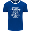 An Awesome Lifeguard Looks Like Mens Ringer T-Shirt FotL Royal Blue/White