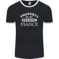 Property of My Awesome Fiance Mens Ringer T-Shirt FotL Black/White