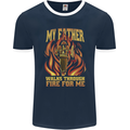 In Love With Mary Jane Funny Weed Mens Ringer T-Shirt FotL Navy Blue/White