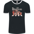 The Dinosaurs Funny T-Rex Music Parody Mens Ringer T-Shirt FotL Black/White