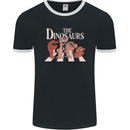 The Dinosaurs Funny T-Rex Music Parody Mens Ringer T-Shirt FotL Black/White
