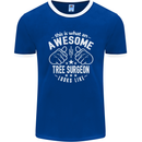 An Awesome Tree Surgeon Looks Like Mens Ringer T-Shirt FotL Royal Blue/White