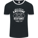 An Awesome Receptionist Looks Like Mens Ringer T-Shirt FotL Black/White