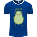 Funny Mother's Day Mamacado Avacado Mens Ringer T-Shirt FotL Royal Blue/White