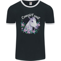 Cowgirl Soul Equestrian Horses Mens Ringer T-Shirt FotL Black/White