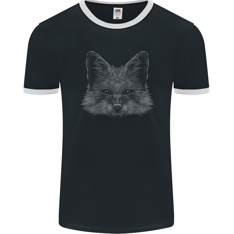 A Fox Head Mens Ringer T-Shirt FotL Black/White