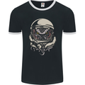 Space Cthulhu Kraken Mens Ringer T-Shirt FotL Black/White