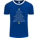 Christmas Movie Where's the Tyrenol? Mens Ringer T-Shirt FotL Royal Blue/White