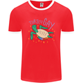 LGBT Turtle Gay Pride Day Awareness Mens Ringer T-Shirt FotL Red/White