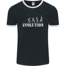 Fireman Evolution Mens Ringer T-Shirt FotL Black/White