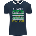 OCD Obsessive Christmas Disorder Mens Ringer T-Shirt FotL Navy Blue/White