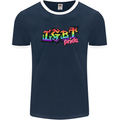 LGBT Gay Pride Day Awareness Mens Ringer T-Shirt FotL Navy Blue/White