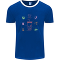 Detox Juice Hangover Cure Healthy Mens Ringer T-Shirt FotL Royal Blue/White