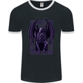Cthulhu Follow Your God Kraken Mythology Mens Ringer T-Shirt FotL Black/White