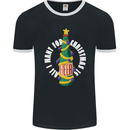 All I Want for Christmas Is Beer Mens Ringer T-Shirt FotL Black/White