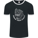 Know Your Enemy Staffy Staffordshire Terrier Mens Ringer T-Shirt FotL Black/White