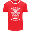 Funny Im a Mechanic No Wont Fix For Free Mens Ringer T-Shirt FotL Red/White