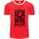 Im a Mechanic No Wont Fix For Free Funny Mens White Ringer T-Shirt Red/White