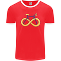 Infinity Bicycle Mens Ringer T-Shirt FotL Red/White