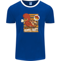 Nuttieer Than a Squirrel Fart Funny Farting Mens Ringer T-Shirt FotL Royal Blue/White