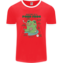 Anatomy of a Frog Funny Mens Ringer T-Shirt FotL Red/White