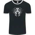 A Great Dane Dog Mens Ringer T-Shirt FotL Black/White