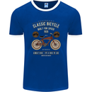 Bike Built for Speed Cycling Bicycle Mens Ringer T-Shirt FotL Royal Blue/White