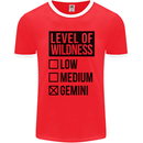 Levels of Wildness Gemini Mens Ringer T-Shirt FotL Red/White