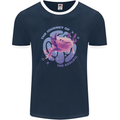 The Journey of the Axolotl Mens Ringer T-Shirt FotL Navy Blue/White