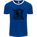 2Tone Enjoy Yourself 2 Tone SKA Music Mens Ringer T-Shirt FotL Royal Blue/White