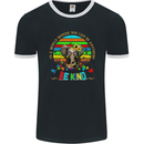 Autism Be Kind Elephant Autistic Mens Ringer T-Shirt FotL Black/White