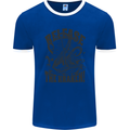 Release the Kraken Cthulhu Sea Creature Mens Ringer T-Shirt FotL Royal Blue/White
