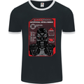 Artificial Intelligence Robot Machine Movie Mens Ringer T-Shirt FotL Black/White