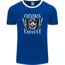 Odins Kampfer Vikings Mens Ringer T-Shirt FotL Royal Blue/White
