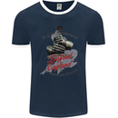 English Brotherhood Mens Ringer T-Shirt FotL Navy Blue/White