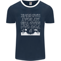 My Boat Has Sunk Sailing Sailor Boat Canoe Mens Ringer T-Shirt FotL Navy Blue/White