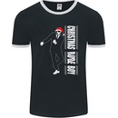 Christmas Original Rude Boy 2Tone 2 Tone Mens Ringer T-Shirt FotL Black/White
