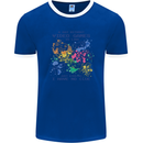 A Day Without Video Games Mens Ringer T-Shirt FotL Royal Blue/White